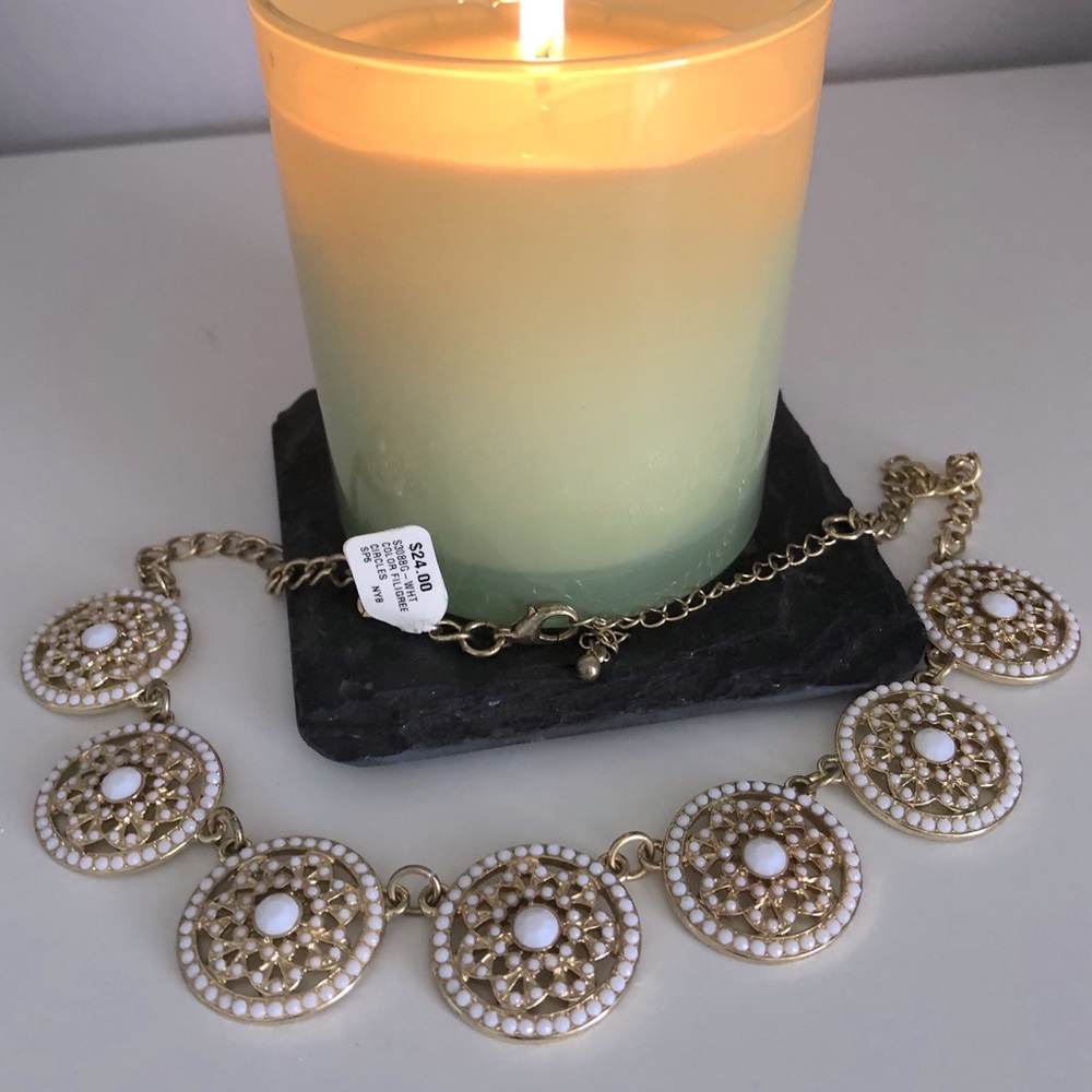 Filigree bib necklace BOGO